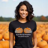 Skeleton Covering Pumpkins, Skeleton Hand over Breasts, Funny Halloween Gift, Halloween Skeleton, Gift for Women, Gifts for Mom