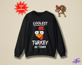 Cool Thanksgiving Turkey Thanksgiving Sweatshirt